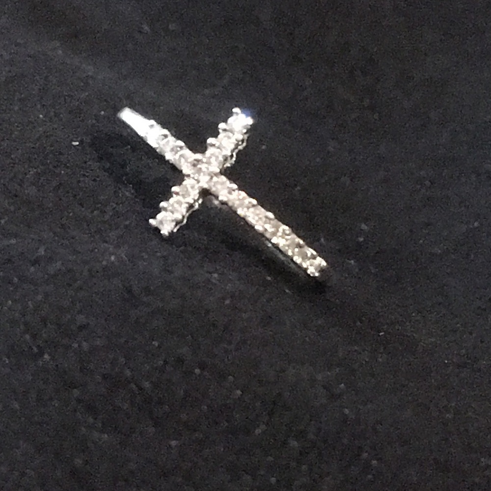 Ashcroft Jeweler’s diamond cross sterling
